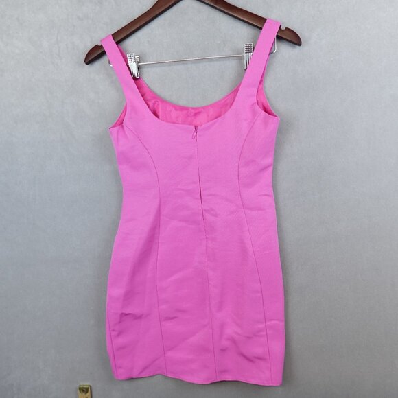 ASOS DESIGN Mini Dress Hot Pink - Picture 6 of 7